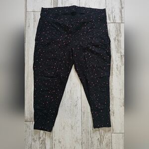 Torrid Black Leggings With Celestial Print 4X